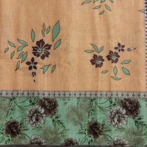 Khaddar 3 Piece Embroidered Suit with Patch - Image 3