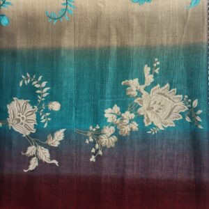 Khaddar 3 Piece Embroidered Suit with Patch - Image 4