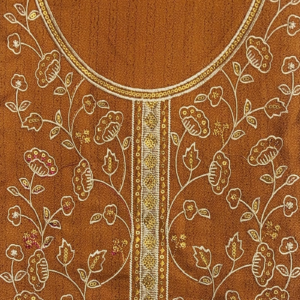 Dhanak 3 Piece Embroidered Suit - Image 2