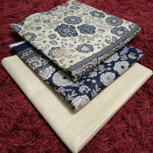 Khaddar 3 Piece Embroidered Suit with Patch