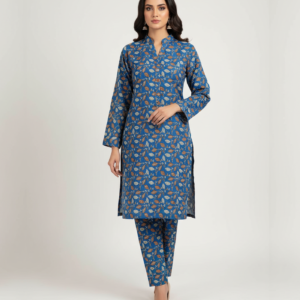 Khaddar 2 Piece Printed Suit - All Over