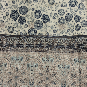 Khaddar 3 Piece Embroidered Suit with Patch - Image 4