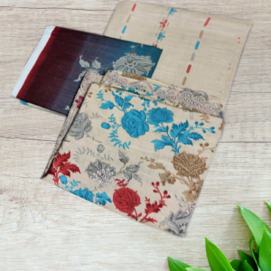 Khaddar 3 Piece Embroidered Suit with Patch - Image 2