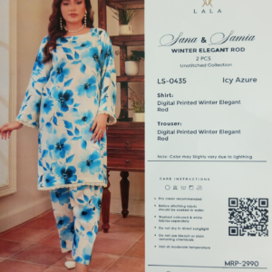 Lala Winter 2 Piece Suit - All Over - Digital Printed - Image 2