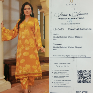 Lala Winter 2 Piece Suit - All Over - Digital Printed - Image 2