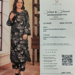 Lala Winter 2 Piece Suit - All Over - Digital Printed - Image 2