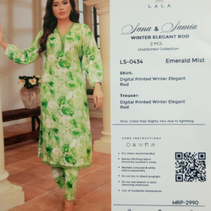 Lala Winter 2 Piece Suit - All Over - Digital Printed - Image 2