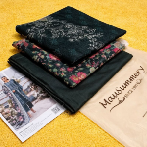 Linen 3 Piece Printed Suit by Mausummery - Image 2