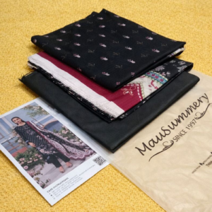 Linen 3 Piece Printed Suit by Mausummery - Image 2