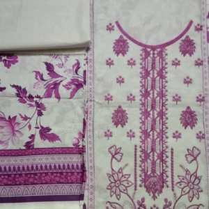 Lawn 3 Piece Embroidered Suit